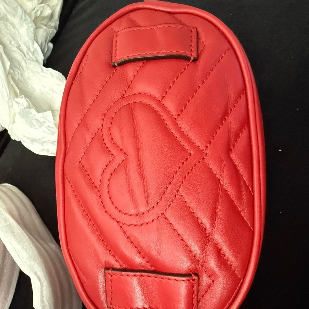 Brabd new Gucci Red Quilted Belt Bag size 65 comes with box and dustbag - Picture 7 of 7